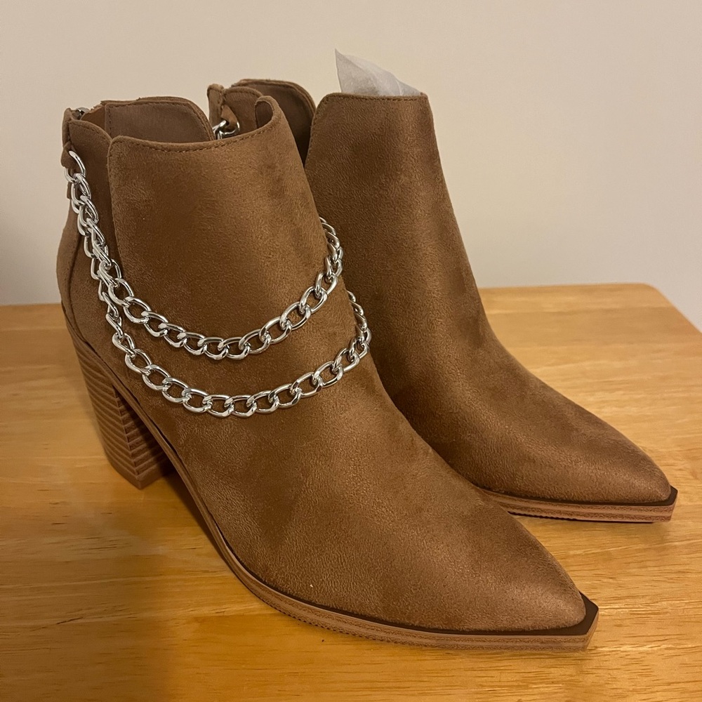 Chain Ankle Boots